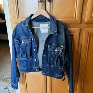 MOTHER Dark Blue Jean Jacket
